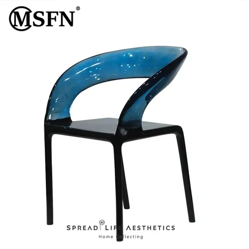 Resin Ghost Leisure Dining Chair Coffee Chair Study Chair Restaurant Hotel Villa