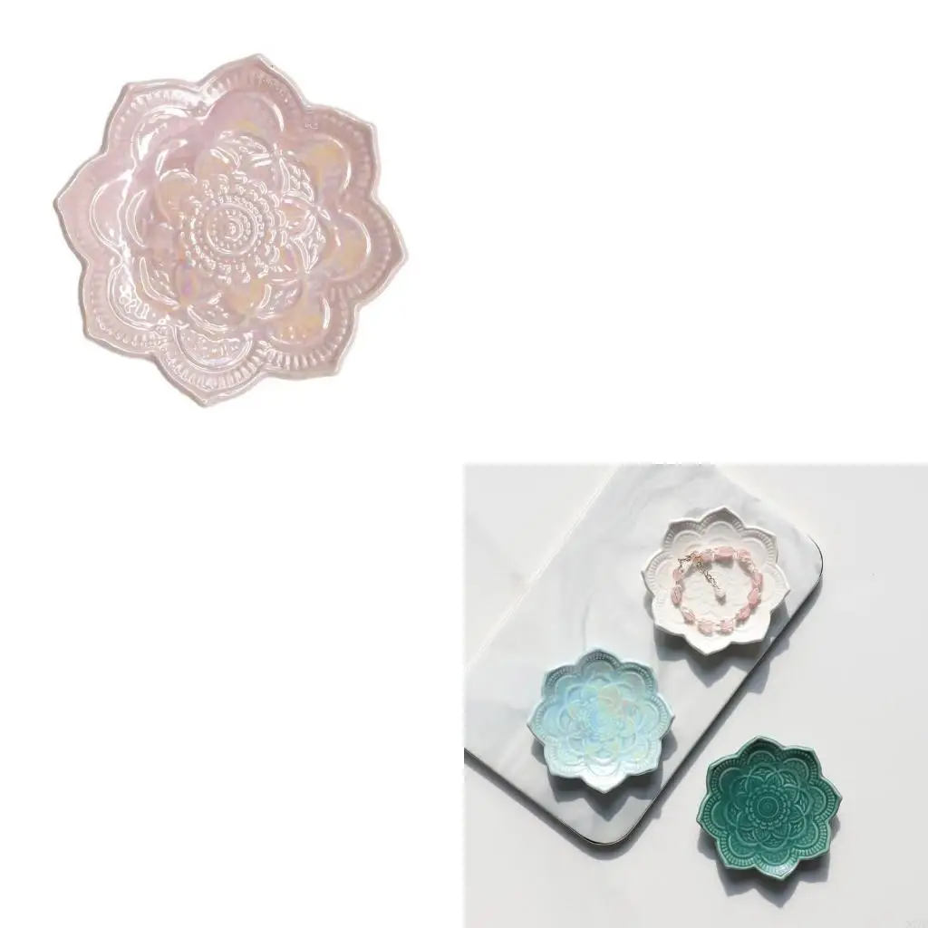 

Multipurpose Irregular Shaped Sturdy Ceramic Jewelry Organizers Accessory Portable for Household or Boutique Use