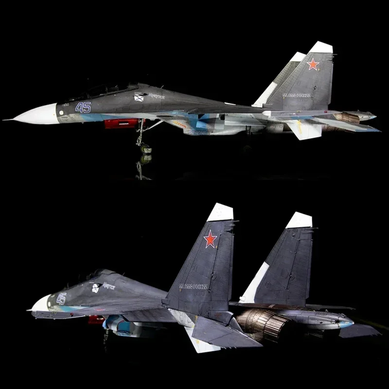 Kitty Hawk 1/48 modelo de montagem KH80171 SU-30SM Side-H Fighter-Bomber -Kit de modelo de aeronave