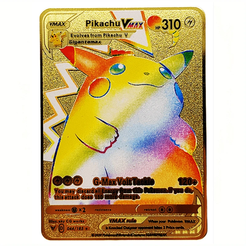 Pokemon Engelse Metal Game Collection Card Anime Figuur Charizard Pikachu Blastoise Mewtwo Battle Collection Carte Card Toy Gift