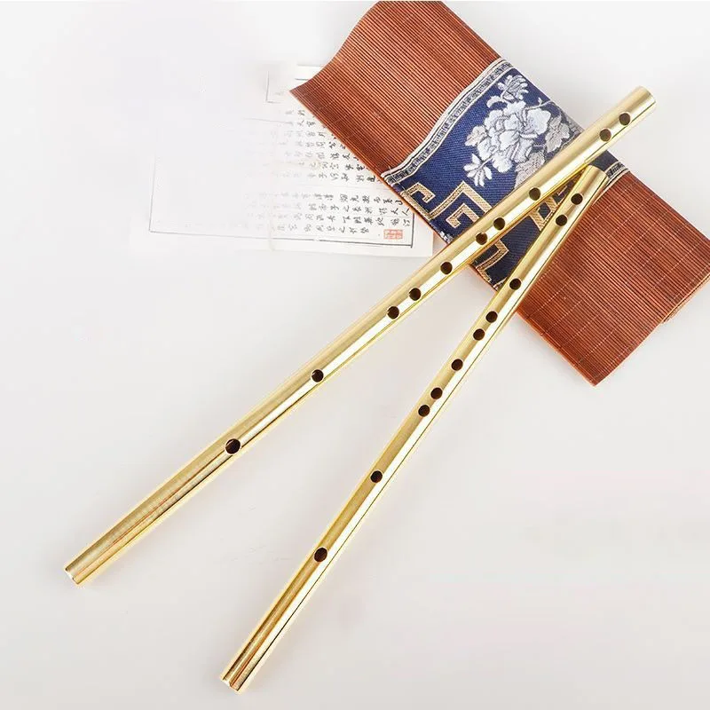 Alloy Copper Plated Flute Adult Child Beginner Transverse Flutes Durable Professional Playing Flute Chinese Musical Instruments