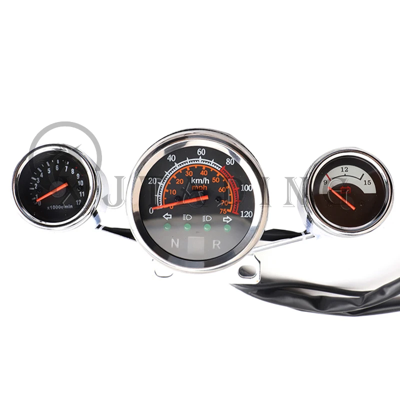 12V Instrument Display Gauge Speedometer headlight turn indicator for DIY 110cc-250cc ATV UTV Buggy Electric Quad Bike parts