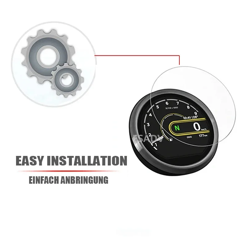 

For Himalayan 450 himalayan450 2024 2025 Motorcycle Instrument Cluster Scratch Protection Film Dashboard Protector