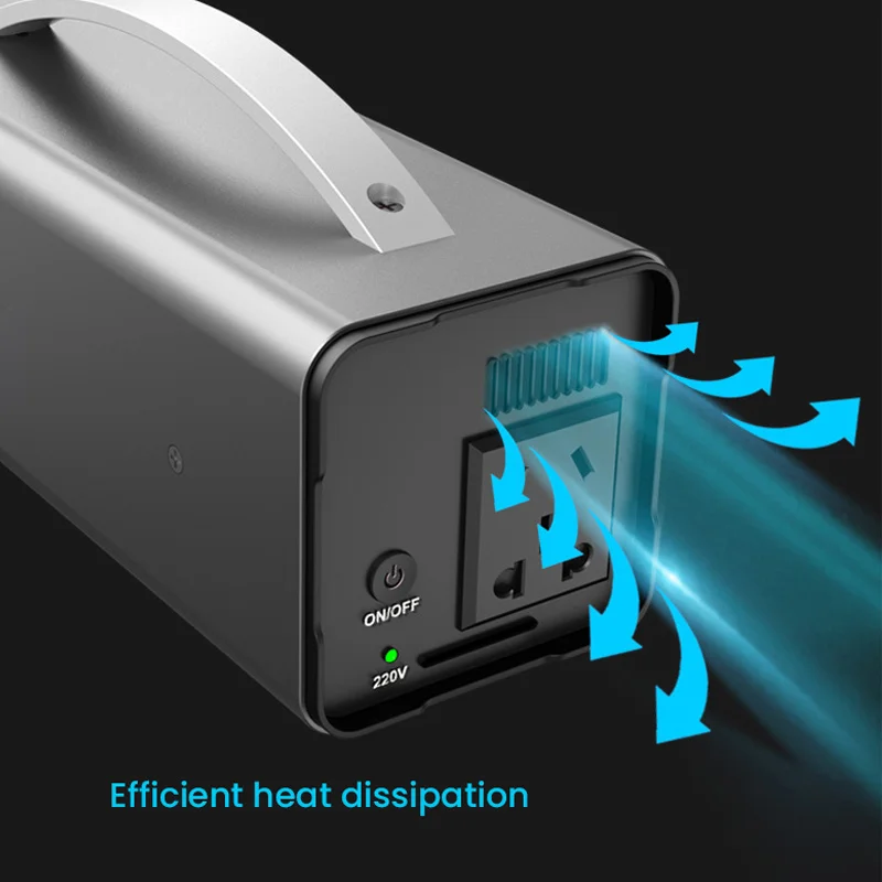32000mAh 200W 220V Portable Power Bank Station Emergency External Spare Battery Powerful Outdoor Powerbank for Laptop Camping