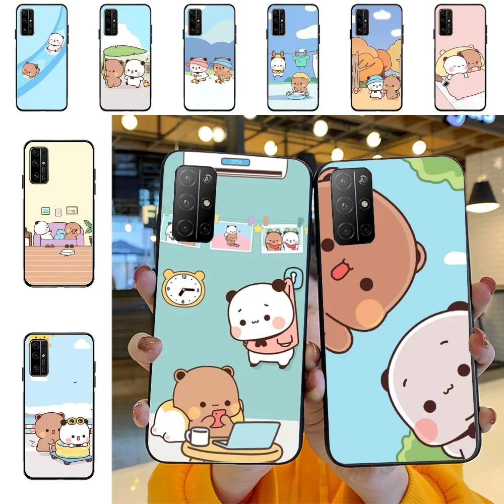 

Cute BuBu DuDu Phone Case For Huawei Honor 10 Lite 9 20 7A 9X 30 50 60 70 Pro Plus Soft Silicone Cover