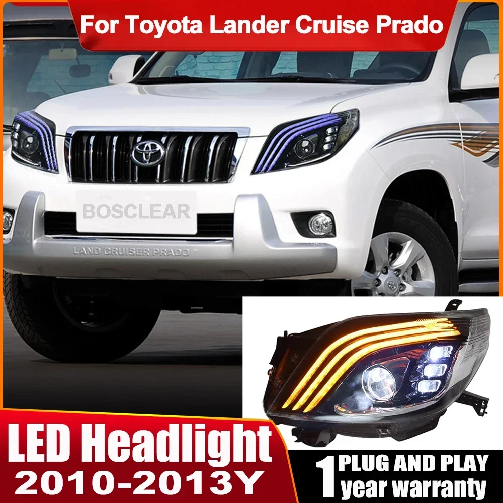 

Фары для Toyota Prado 2010-2013 Lander, круизные дневные ходовые огни