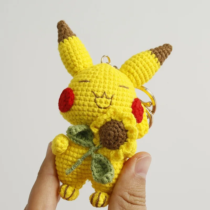Cartoon Cute Keychain Crochet Doll Key Chain Knit Toy Cute Pendant Bag Accessories Handmade Toy