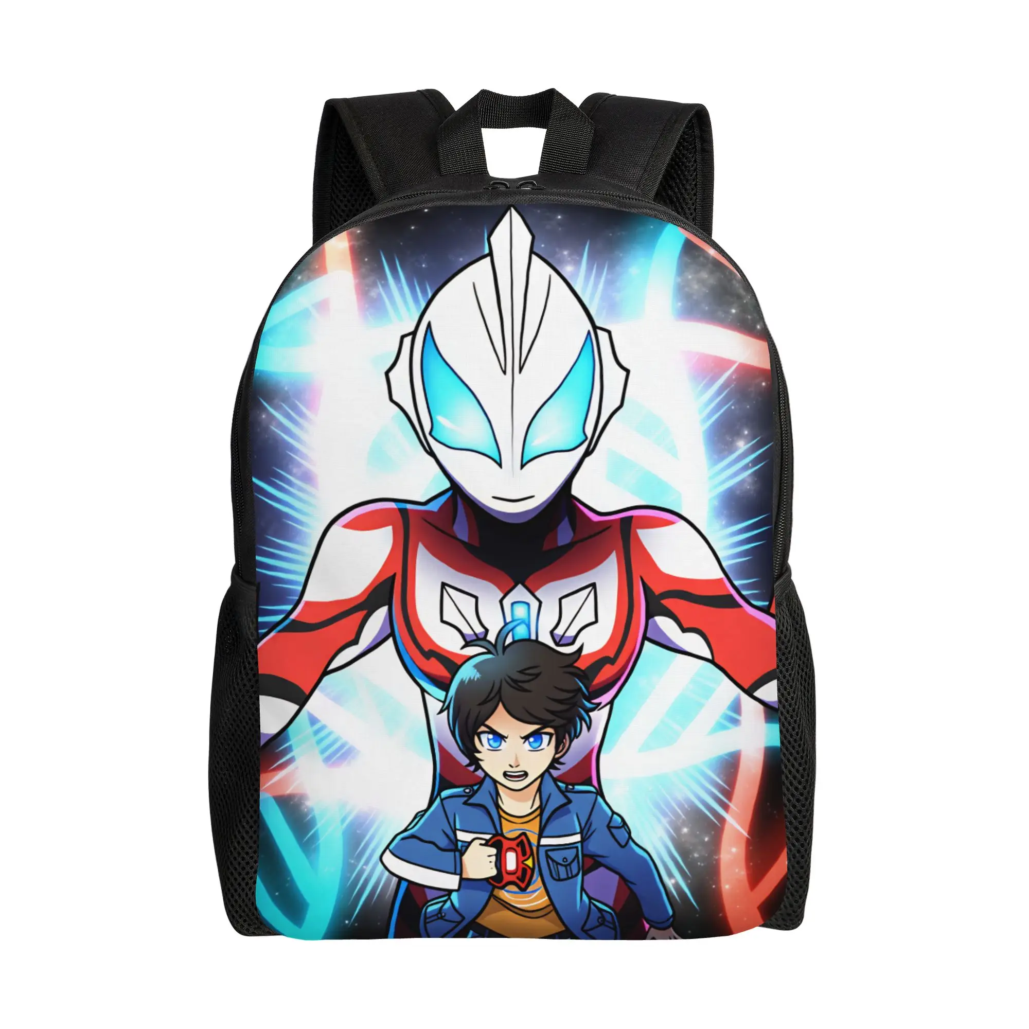 Ultramans Backpack  Cycling Backpacks Boy Kawaii School Bags Custom Soft Rucksack