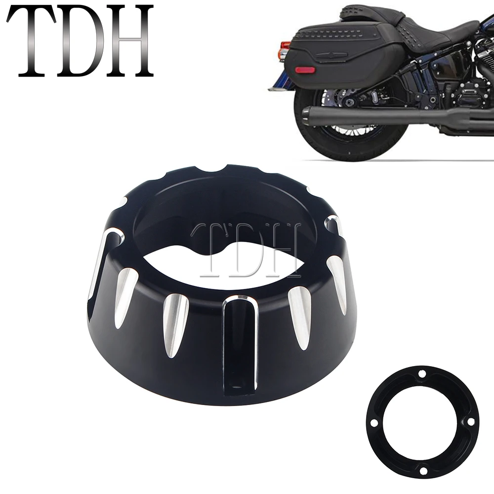 

Мотоциклетная система выхлопной трубы 2-в-1, торцевая крышка, черный/хромированный для Harley Touring Sportster Dyna Cruiser, аксессуары