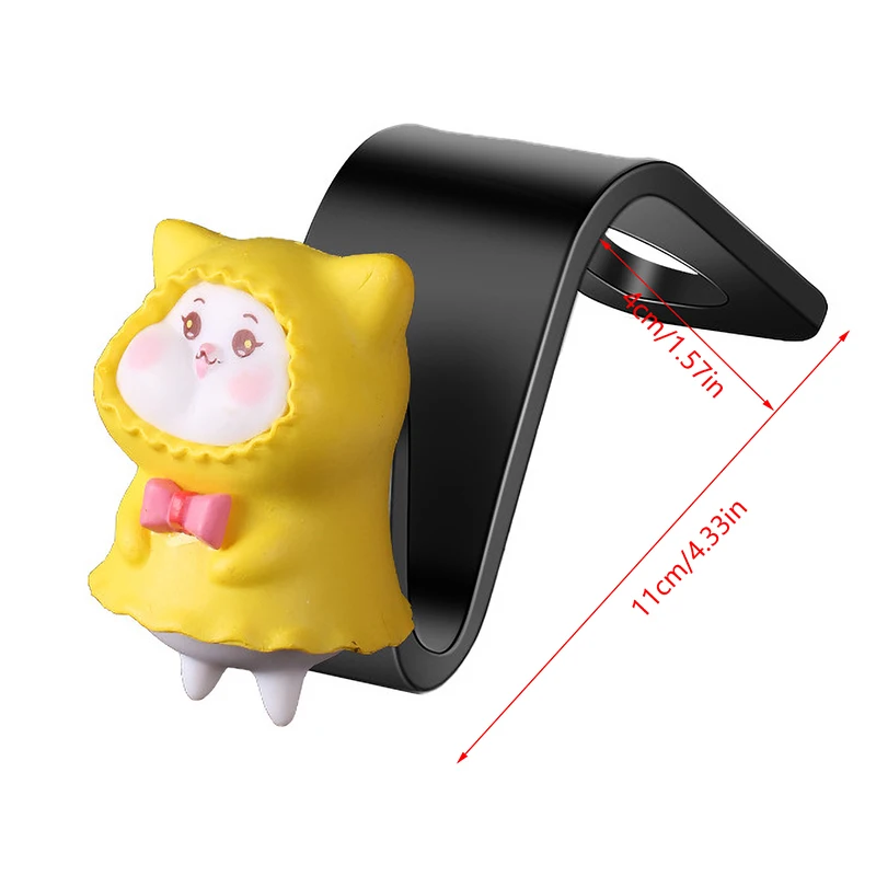 Cartoon Pig Duck Rear Seat Back Hook Headrest Holder Storage Hanger Multi-function Organizer Auto Car Interior Accessories image 6