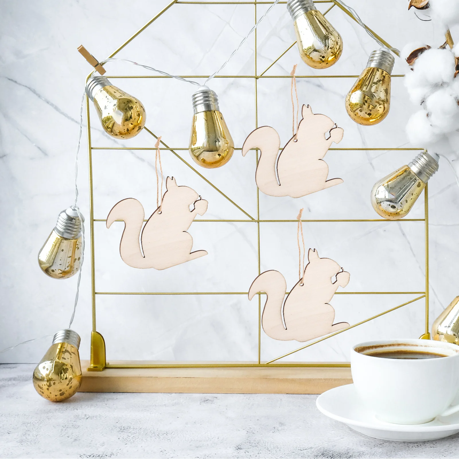 

20 шт., ломтики дерева белки «сделай сам», незавершенные ремесленные вырезы для украшений ручной работы, домашний декор, садовые вывески, креативное ремесло