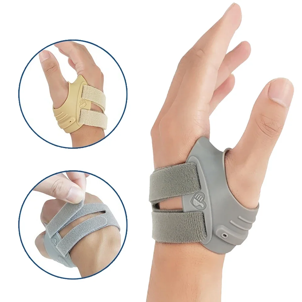 GOBYGO 1Pcs Sports Thumb Wrist Support Joint Sprain Fixed Tendon Sheath Strain Postoperative Rehabilitation Strap Finger Guard