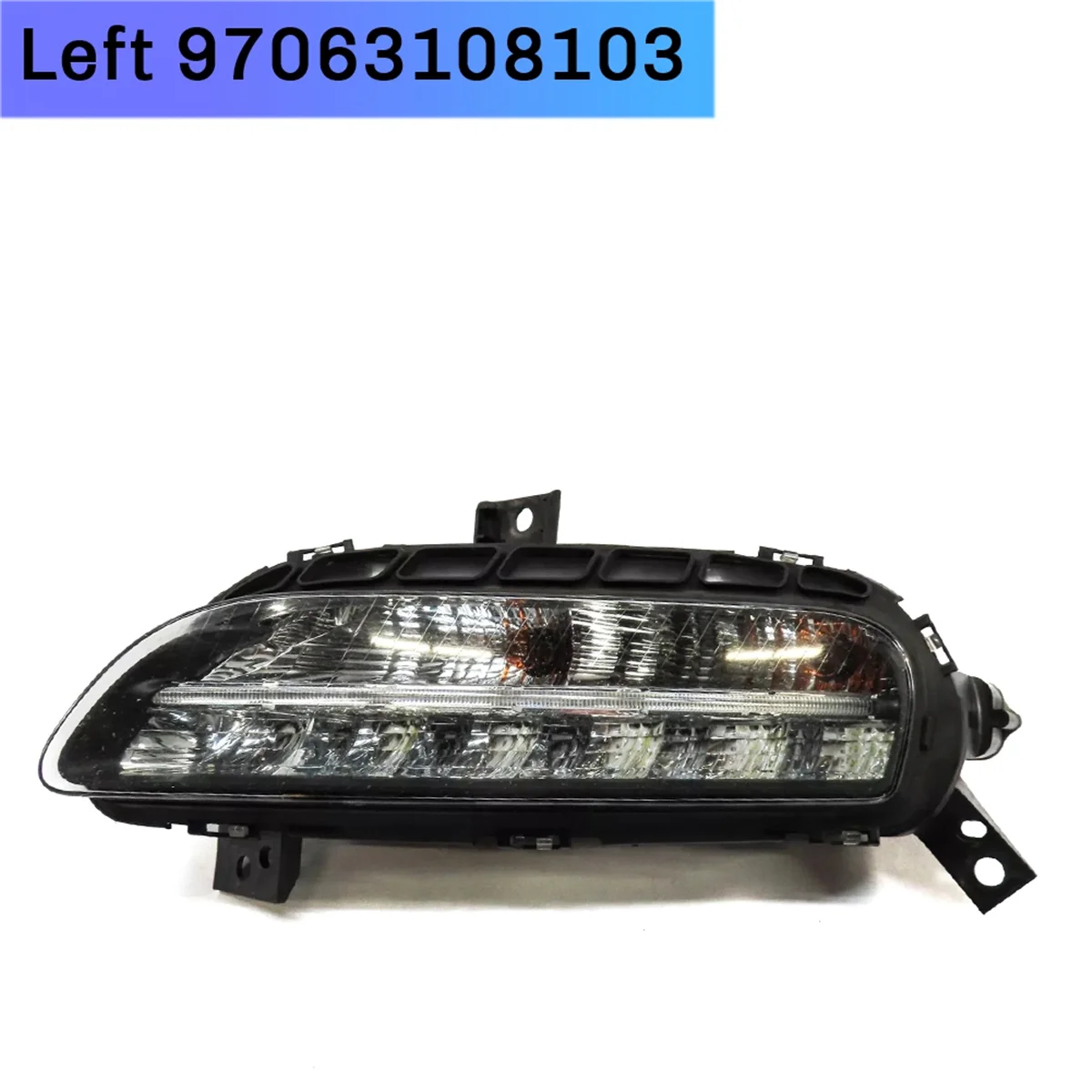 Car LED Daytime Running Lights Fog Lights Front Bumper Lights Left 97063108103 for Porsche Panamera