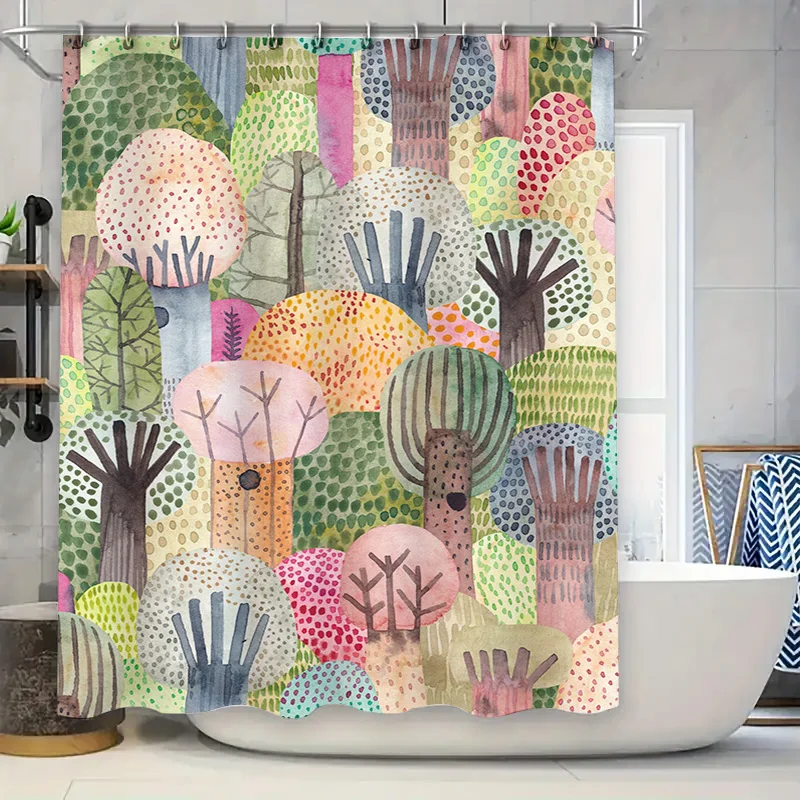 

Очаровательная занавеска для душа с 3D принтом собаки, водонепроницаемая ванна, декоративный дизайн белого бульдога для домашнего использования