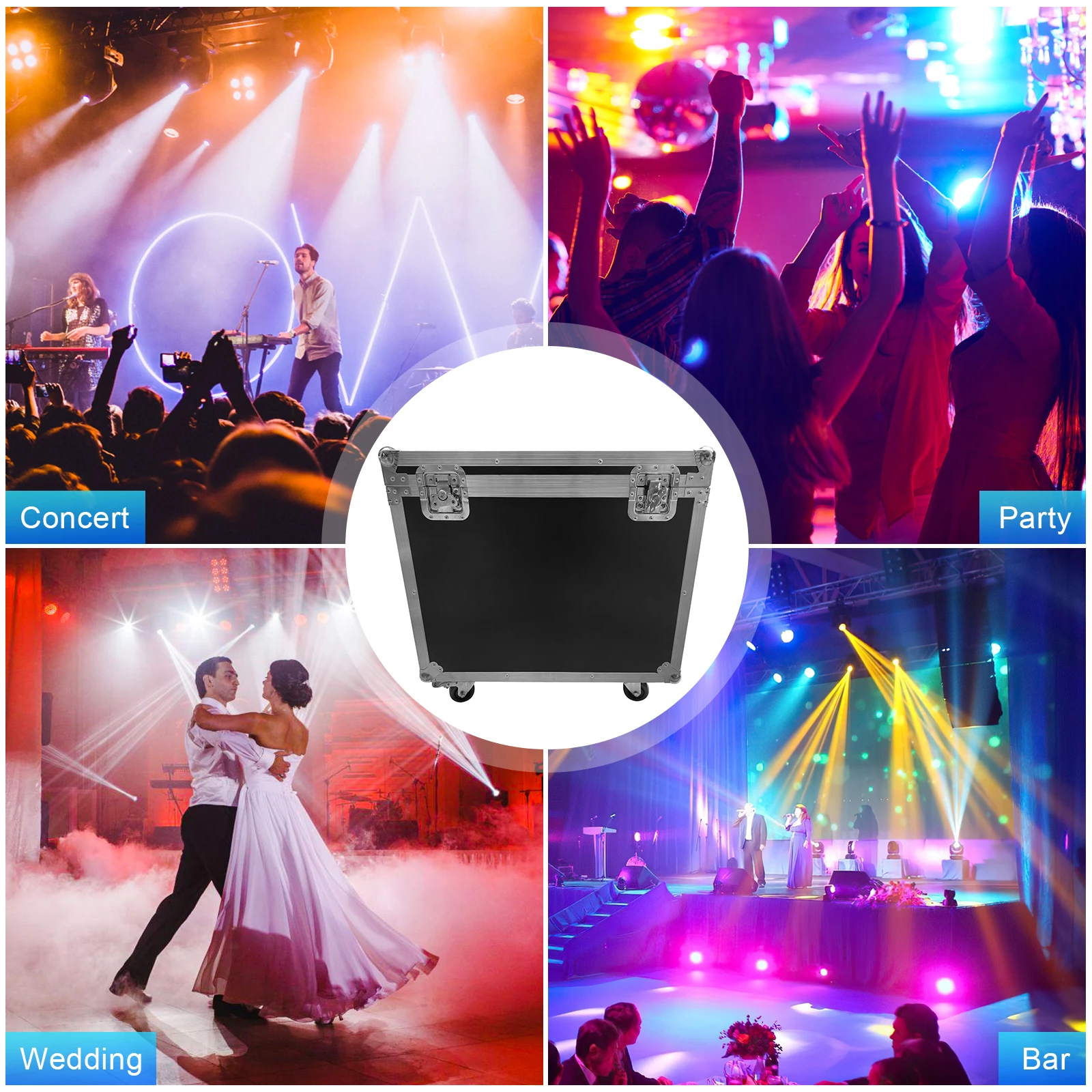 

Чехол для полета Datewink, чехлы Gator для луч (2)230 Вт, светодиодные движущиеся головные фонари, освещение для сцены DJ, чехол для мух