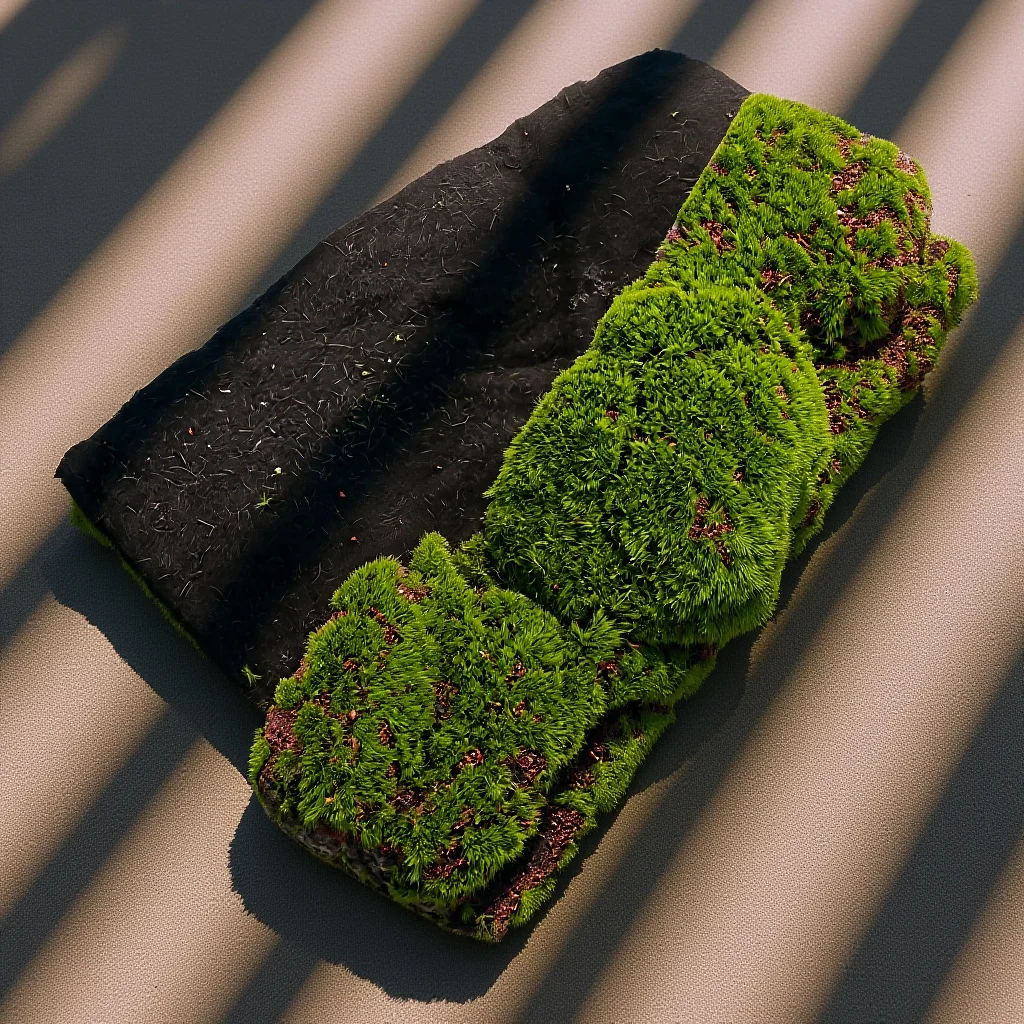 

Fake Moss Mat Natural Color Plastic Material Indoor Outdoor Greenery Decoration Artificial Mat Landscaping Decor