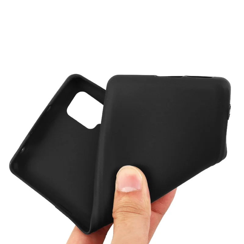 Black Soft Silicone Funda for TCL 20 Pro 5G Case 6.67 Inch Soft TPU Good Quality Coque For TCL 20 Pro 5G Phone Cover