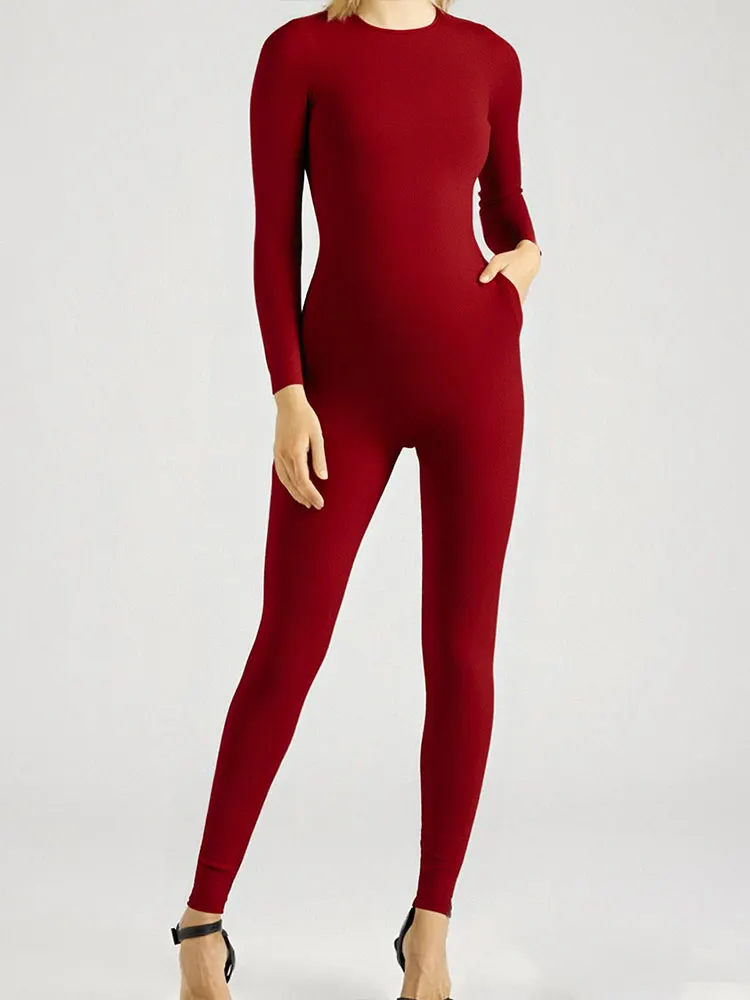 الخريف النساء حللا الشارع الشهير موضة كم طويل س الرقبة الصلبة Bodycon مثير الأسود السروال القصير عادية سليم سيدة رياضي حللا