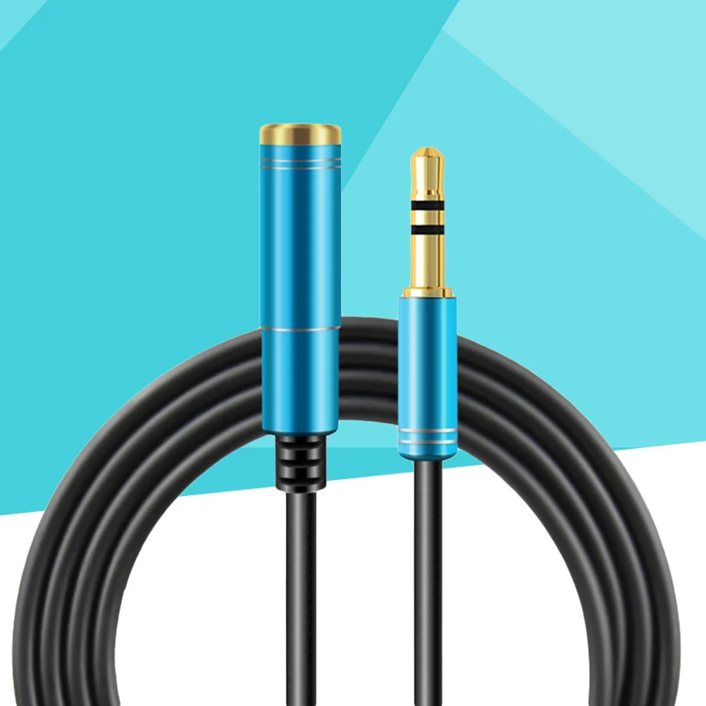 

3pcs 2M 3.5Mm Audio Extension Cable Tpe Durable Stereo Sound Male To Female Aux Cable For Headphones Tablets Phones Mp3 Speaker