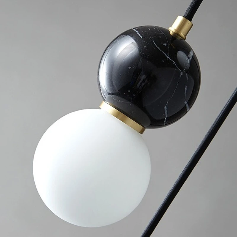 

Подвесной светильник из натурального мрамора, современный и минималистичный светильник для спальни, столовой, бара, прилавка