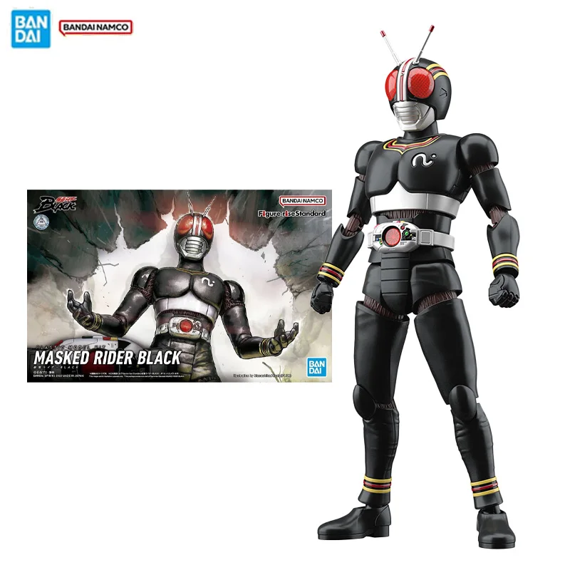 

Bandai оригинальная подлинная модель вершника в маске, комплект фигурки восхода, стандартная черная коллекция вершника в маске, экшн-фигурка, модель игрушки, подарки