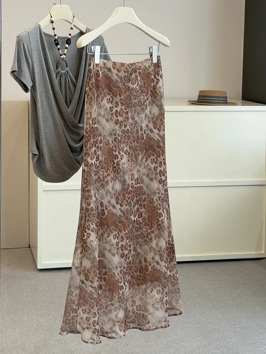 Coffee Leopard Print