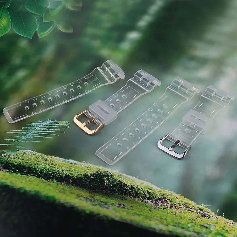 حزام ساعة من الراتنج للرجال متوافق مع كاسيو BABY-G BA-110 111 112 100 120 130 5538 حزام ساعة معصم مطاطي للنساء 14 مللي متر