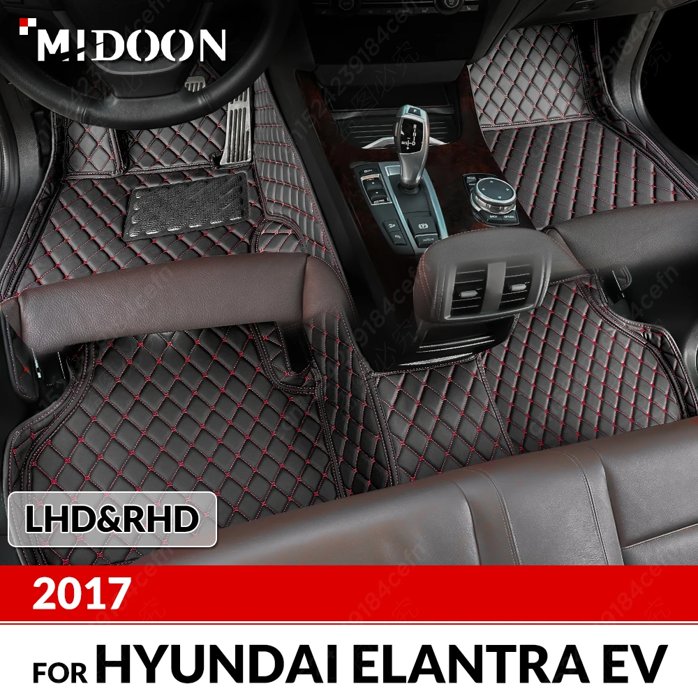 

Автомобильные коврики для Hyundai Elantra EV 2017, оригинальные автомобильные подкладки для ног, аксессуары для интерьера