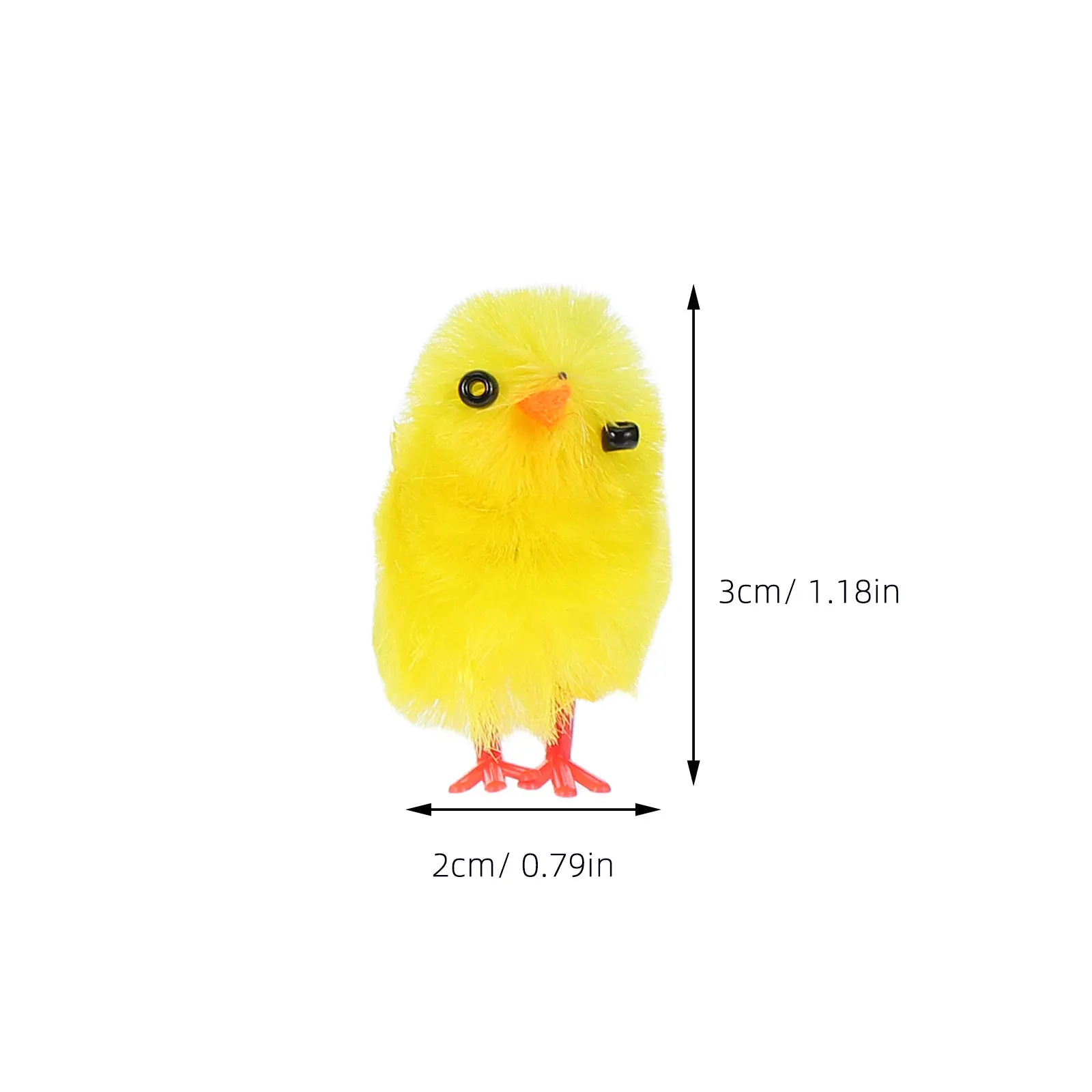 12 Pcs Chicken Figurines Easter Basket Stuffer Toys Decoration Decorations Child Chicks