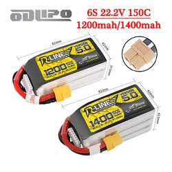 TATTU R-LINE 5.0 22.2V 1200mAh/1400mAh 150C akumulator LiPo do helikoptera RC Quadcopter FPV Racing Drone części 6s bateria