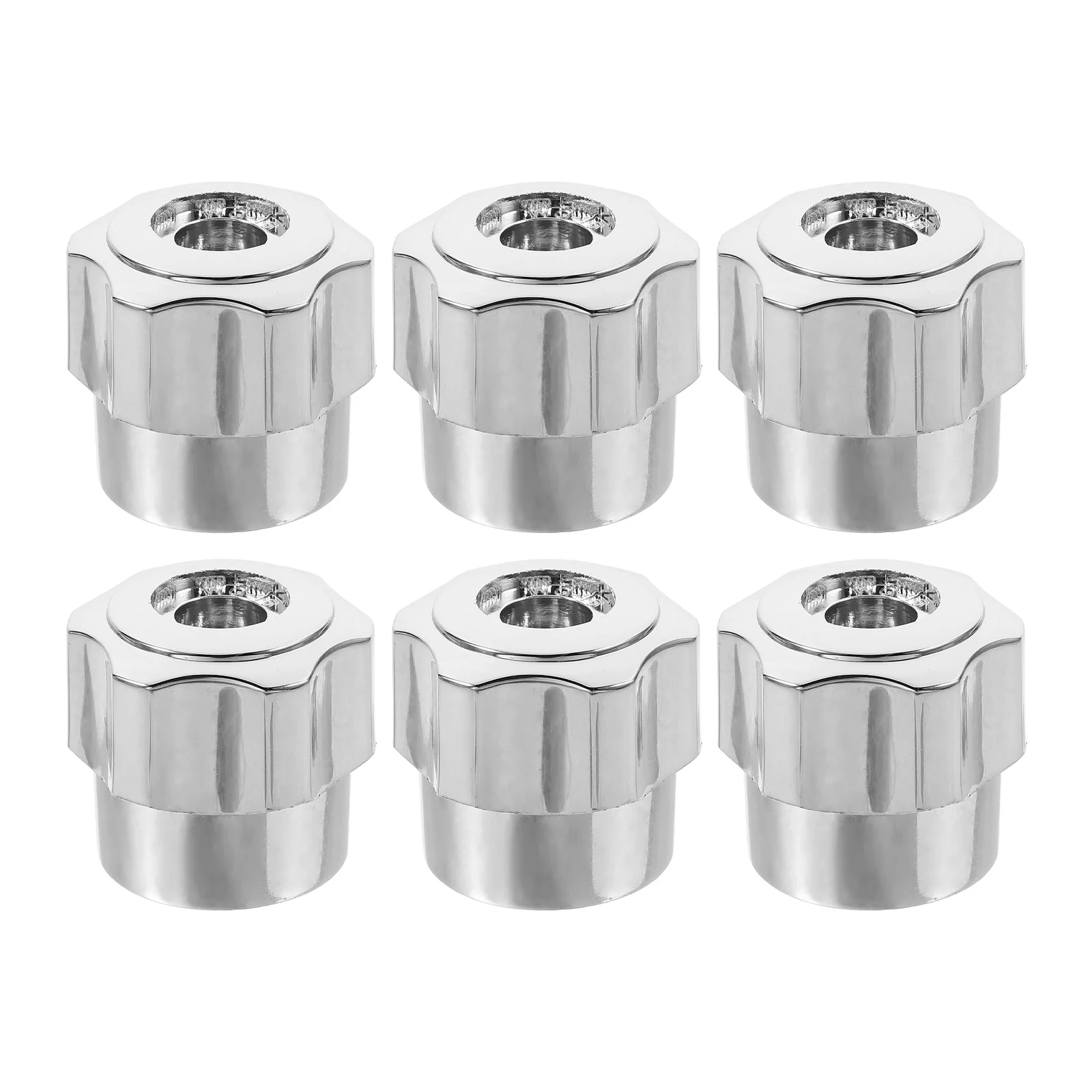 

6 шт., сменная ручка для крана из алюминиевого сплава, 10 г, ручки для горячей и холодной воды для кухни, раковины, универсальный маховик, клапан для ванны