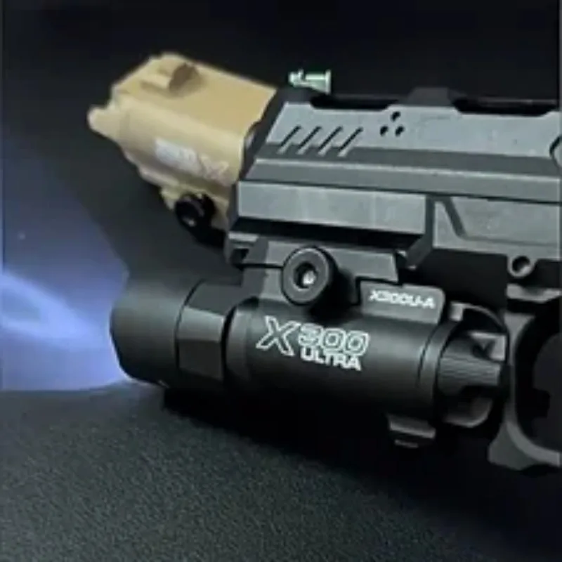 Comfortable Hold X300 Hand Gun Flashlight Easy Use Simulation Toy Decor Parts view 2