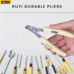 YTH Diagonal Pliers Small Soft Cutting Electronic Mini Wire Cutters Insulated Rubber Handle DIY Jewelry DIY Tools for Home Use