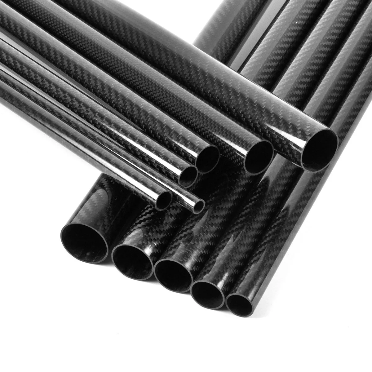 1PC Carbon fiber tube Inner diameter 3/4/5/8-21mm high strength lightweight DIY remote control aircraft ultra-light and durable