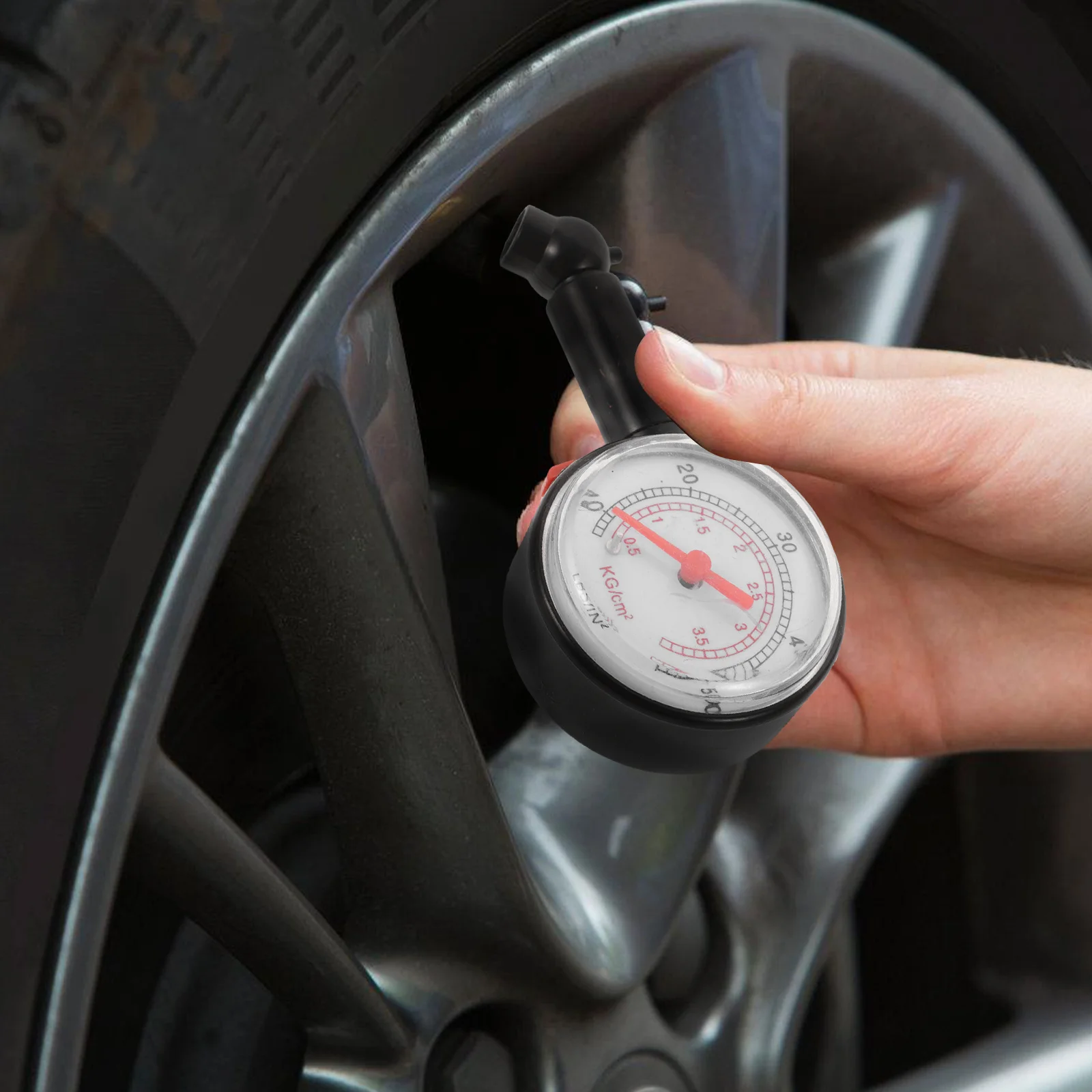 

Car Tire Pressure Gauge High Precision Mechanical Dial Gauge Compact Air Pressure Meter Durable Tire Supply Accessory Tool