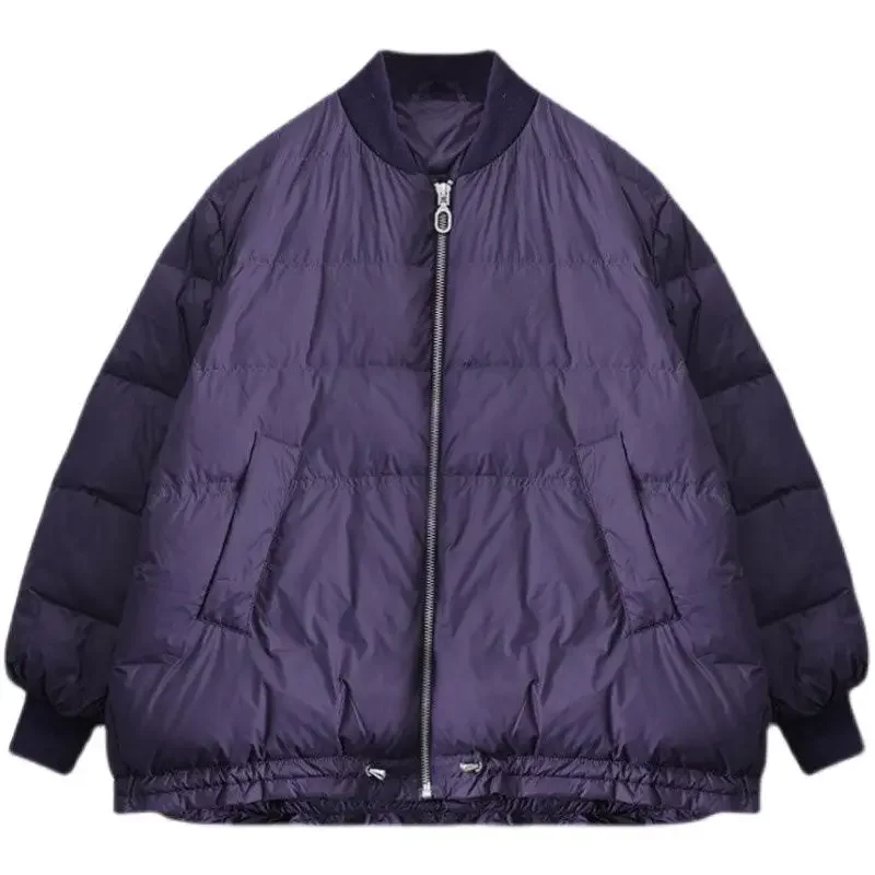 

2025 Autumn/Winter New Women's Oversized Cotton Jacket Commuter Warm Jacket