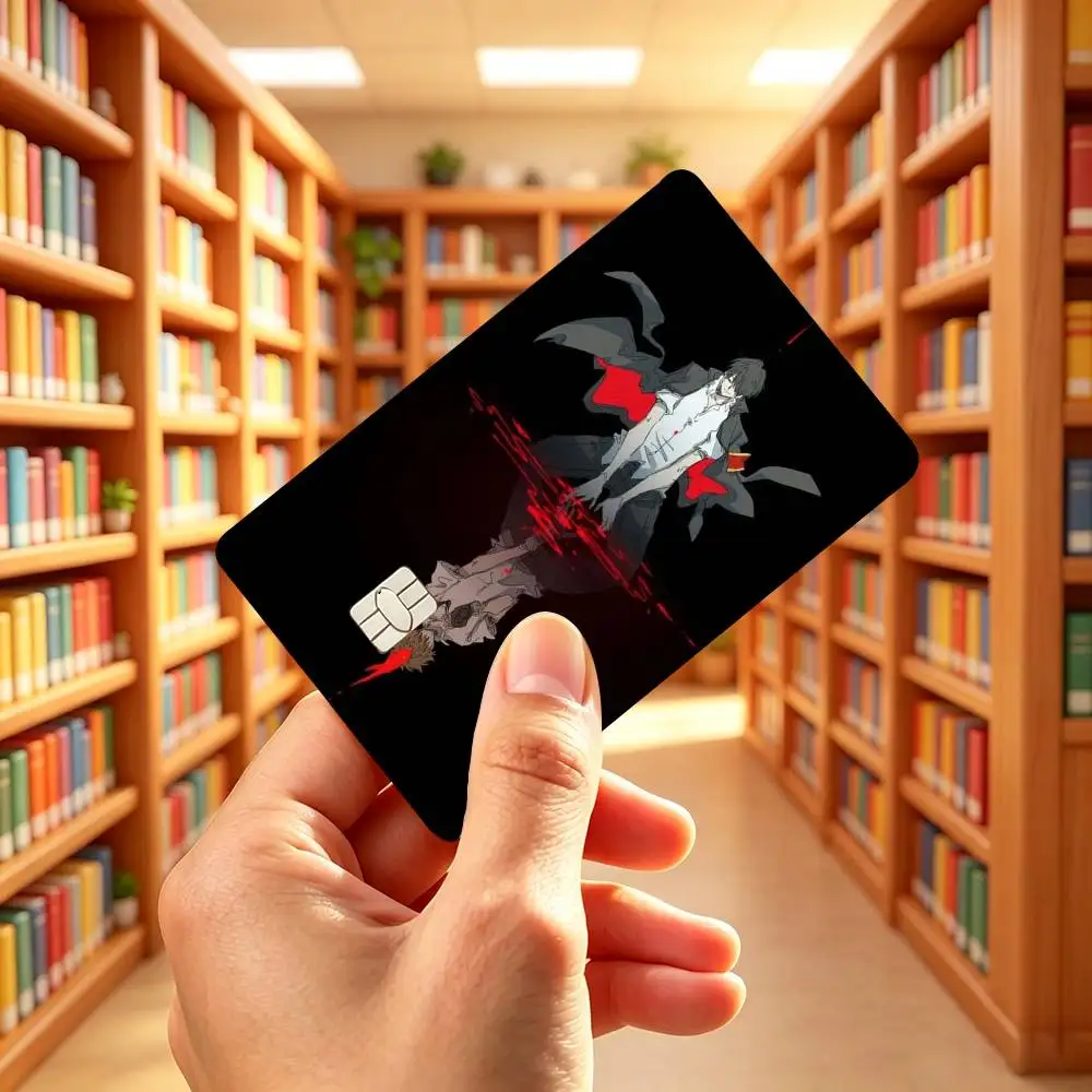 Cool Japan Anime Reborn Credit Card HD Stickers Small Chip Waterproof Sticker Game Card Decal Gift
