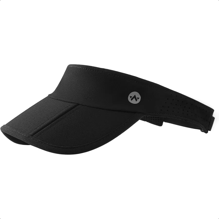 

WANDER Sports Sun Visor Hats Adjustable Running Golf Tennis Mesh Folding Cap for Women Men