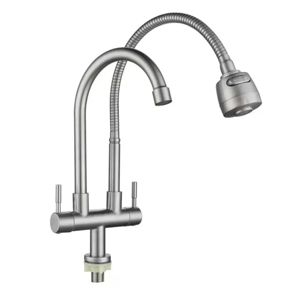 304 Stainless Steel Kitchen Faucet Taps Single Cold Water Single Handle Sink Water Faucet Torneira Gourmet De Cozinha