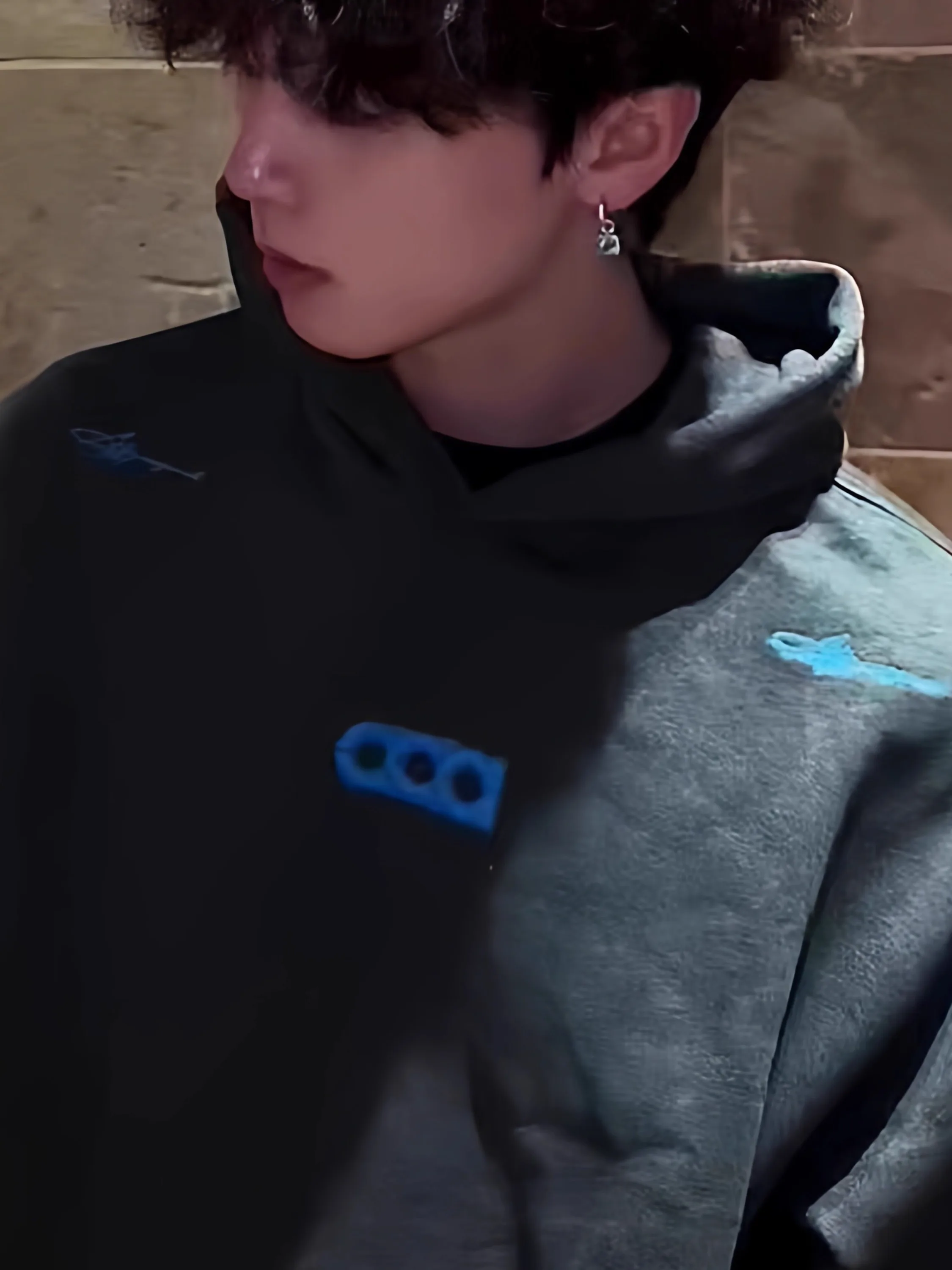 

Retro American Embroidered Hooded Thiened Sweatirt Loose Outerwear for Men Autumn New Sle Youth Faion Long Sve