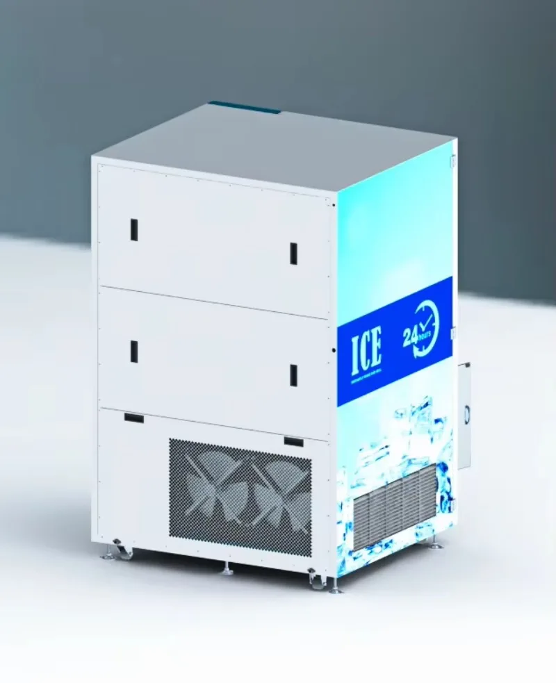 Commercial Self-Service Automatic 900Kg 24hours Ice Part in Ice Vending Maker Machine Outdoor for Hotels