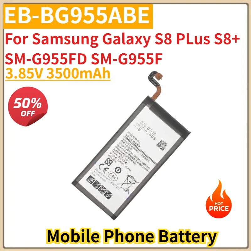

EB-BG955ABE High Quality Replacement Phone Battery 3.85V 3500mAh For Samsung Galaxy S8 PLus S8+ SM-G955FD SM-G955F Brand New
