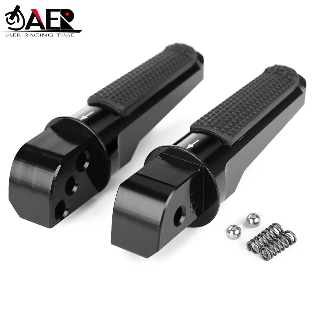 Rear Foot Pegs Passenger Footrests For Kawasaki Z900 Z1000 Z800 Z650 ZX6R ZX10R ER6F ER6N Ninja 650 400 H2 SX Versys 650 1000