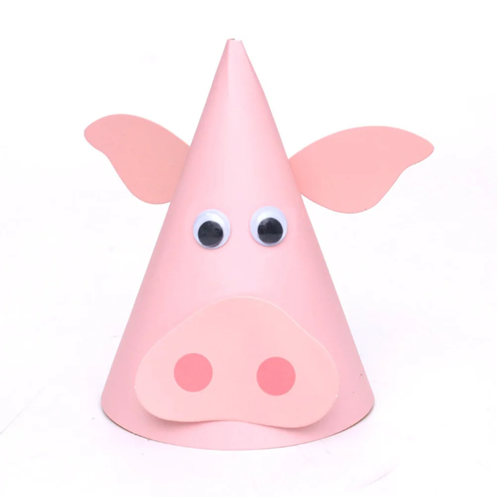 

5Pcs DIY Birthday Hats Cap Colorful Decorations Adorable Headpiece for Festive Occasions DIY Birthday Hats