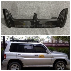 High Quality ABS Material Car Spoiler For Mitsubishi Pajero IO 1996-2004 Primer Color Tail Wing Decoration Rear Trunk Spoiler