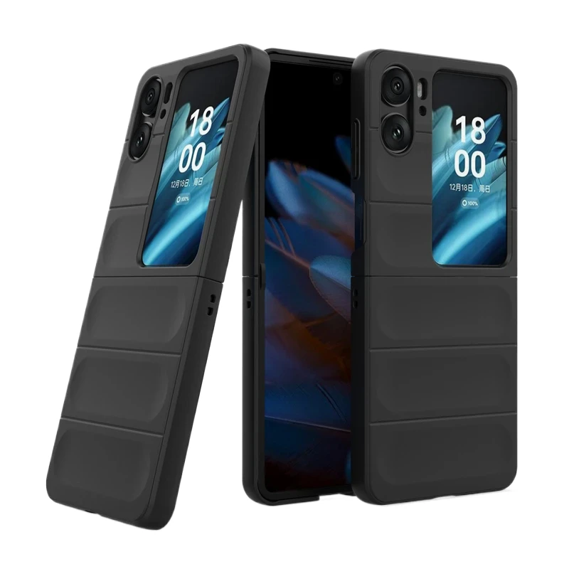 Funda para OPPO Find N2 Flip 5G Global contraportada Funda de teléfono de silicona líquida anticaída a prueba de golpes armadura encontrar Fundas N2 Funda Coque