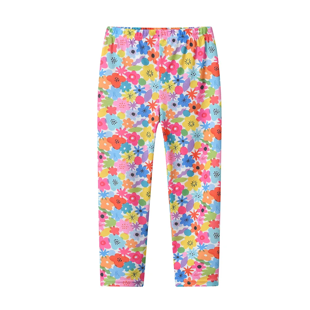 Mädchen 3D Hasen-Blumendruck Langarm Baumwoll-Freizeitshirt und Leggings 2-teiliges Outfit Kinder Lavendel Weiche Kleidungssets – Detail 10
