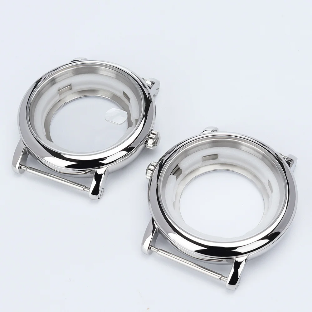 44mm Polished watch case nh35a Watches Accessories for Seiko mod case nh35 nh36 nh34 nh38 4r nh72 Automatic Movement 34.5mm Dial - view 3