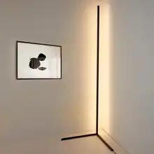 Corner Lâmpada de Assoalho, LED RGB Regulável, Iluminação Moderna do Humor, Luzes Alexa Stand, Jogos no Quarto, Decoração da Sala