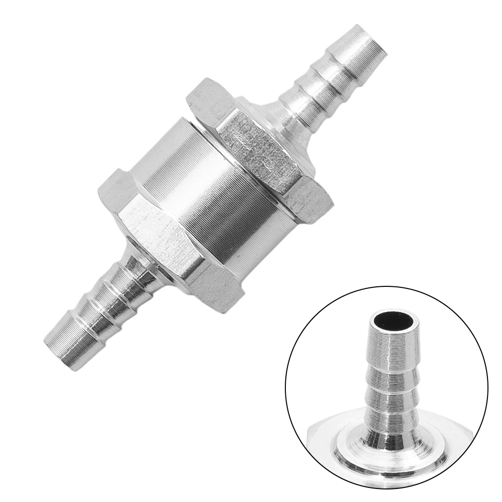 

6/8/10/12mm Check Valve Aluminum One-way Check Valve Fuel Water Vapor/air 0.2-6 Bar Check Valve For Fuel Systems For Automobiles